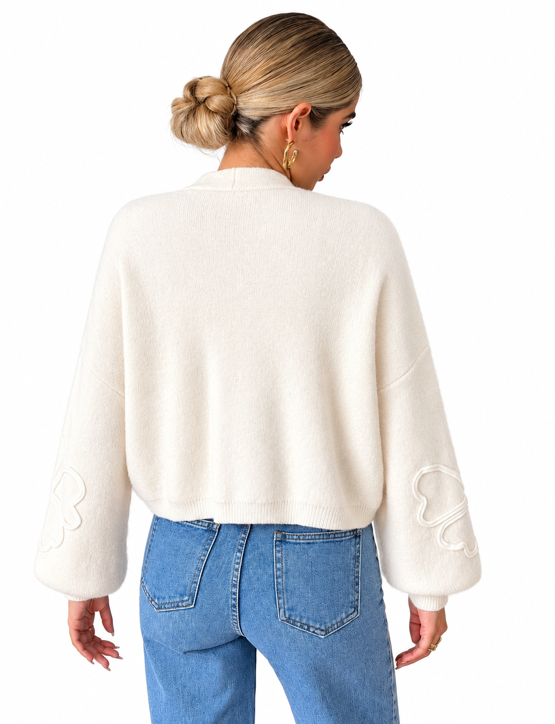 Siren Gaze Floral Knit Cardigan