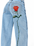 Slant Pocket Curved Jeans
