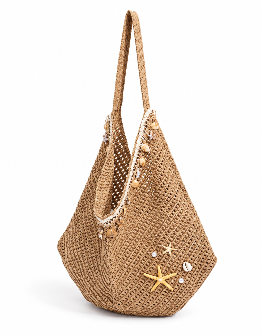 ROMWE Khaki Women Shoulder Tote Bag