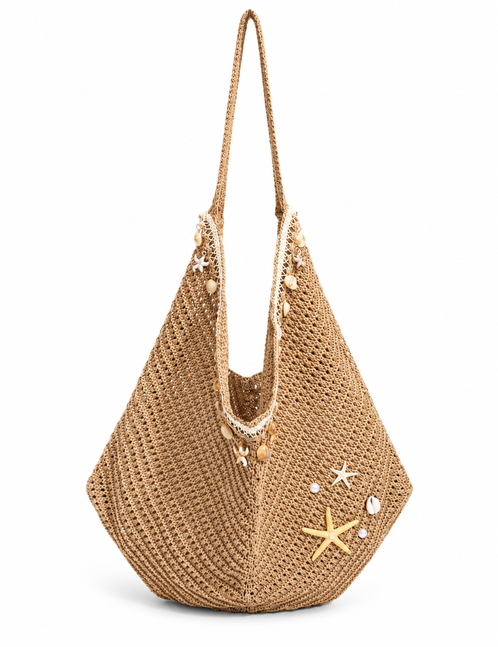 ROMWE Khaki Women Shoulder Tote Bag