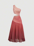 MOD Ruched Long Dress