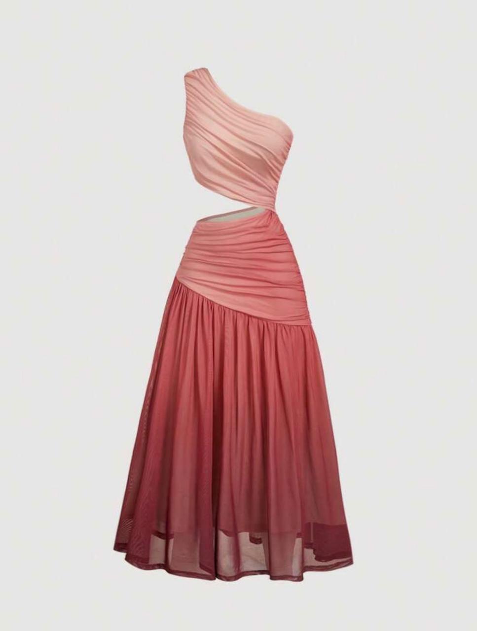 MOD Ruched Long Dress