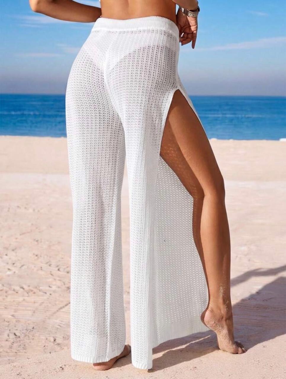 Swim Vcay SlitvSheer Pants