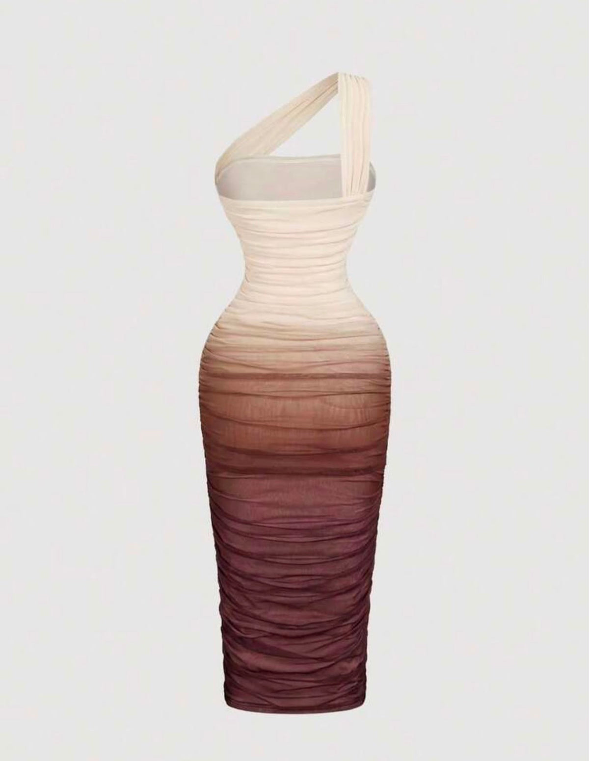 MOD One Shoulder Mesh Dress